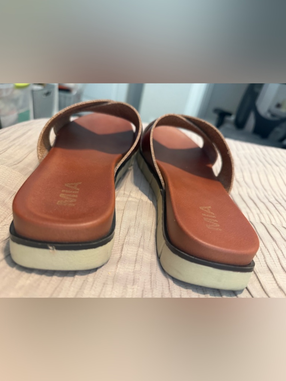 MIA Women's Elissa Crisscross Slide Sandal size 8 - Picture 8 of 10